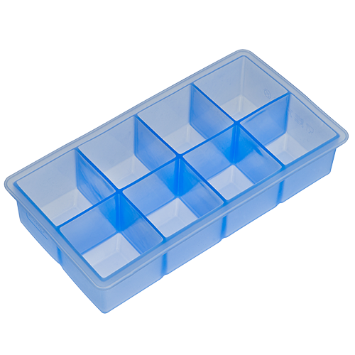 Lurch Isterningbakke terninger 5x5cm Blå